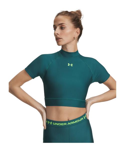 Under Armour HeatGear Crop Mock Damen Laufshirt Damen