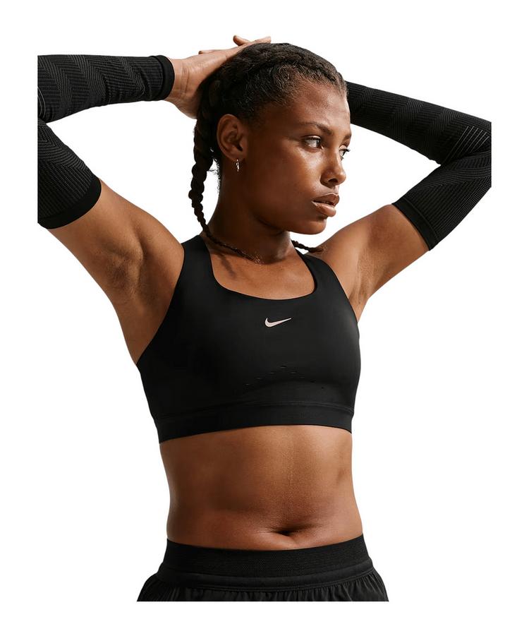 Nike Nike Swift High Support Sport-BH Damen BH Damen - schwarzsilber - 0 | SportScheck