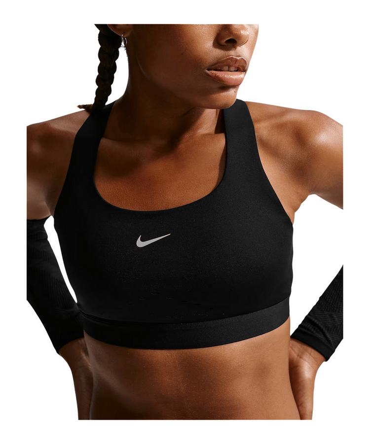 Nike Nike Swift High Support Sport-BH Damen BH Damen - schwarzsilber - 2 | SportScheck