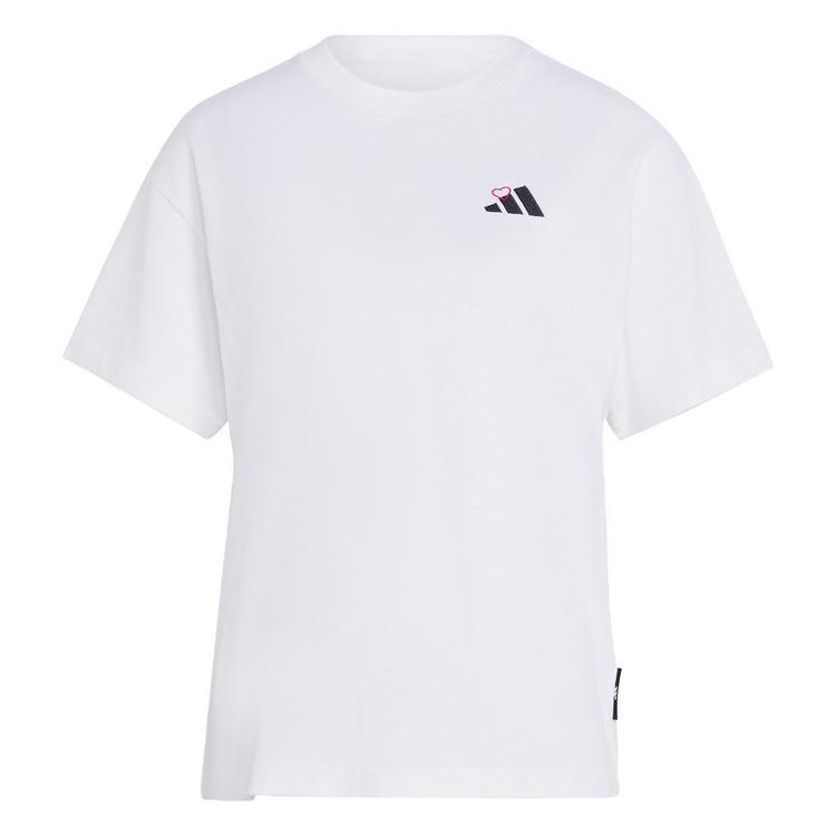 adidas adidas EMBROIDERY PACK GRAFIK T-SHIRT, LOCKER T-Shirt Damen - White - 0 | SportScheck