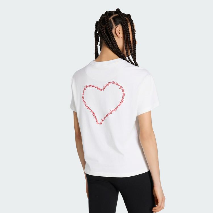 adidas adidas EMBROIDERY PACK GRAFIK T-SHIRT, LOCKER T-Shirt Damen - White - 1 | SportScheck