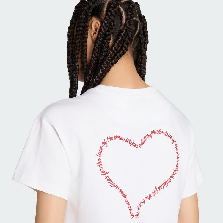 adidas adidas EMBROIDERY PACK GRAFIK T-SHIRT, LOCKER T-Shirt Damen - White - 1 | SportScheck
