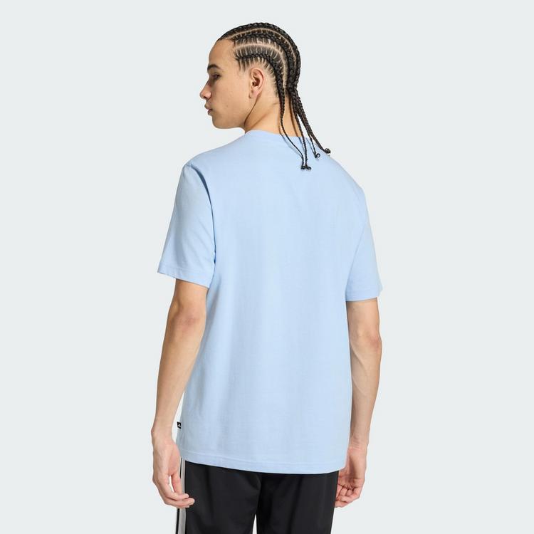 adidas adidas SKETCHES CLIMBING GRAFIK T-SHIRT T-Shirt Herren - Glow Blue - 1 | SportScheck