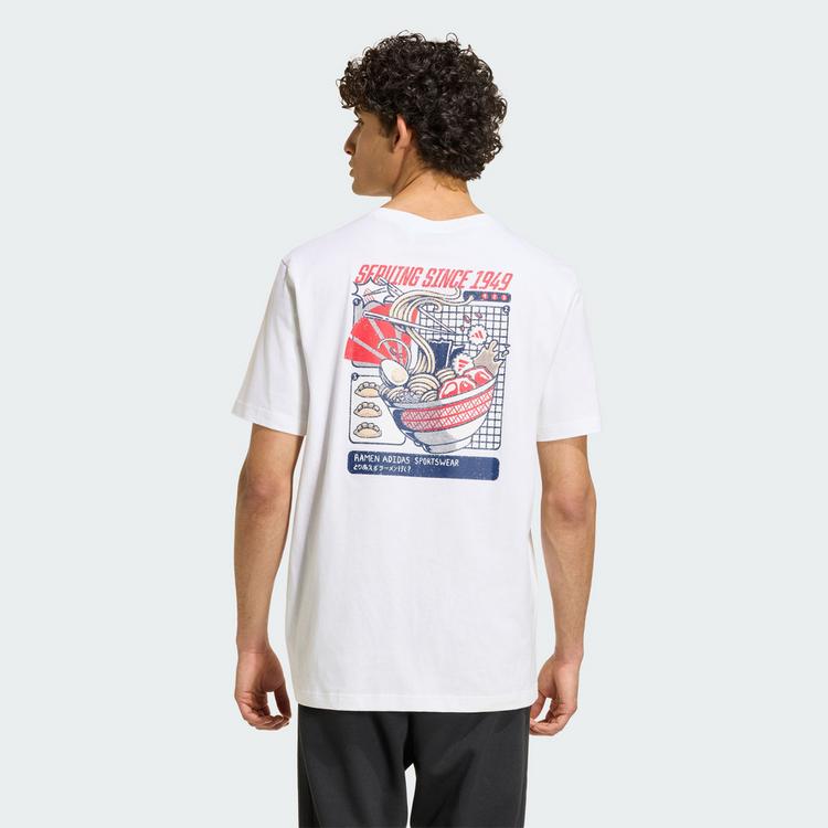 adidas adidas RAMEN GRAFIK-T-SHIRT T-Shirt Herren - White - 1 | SportScheck