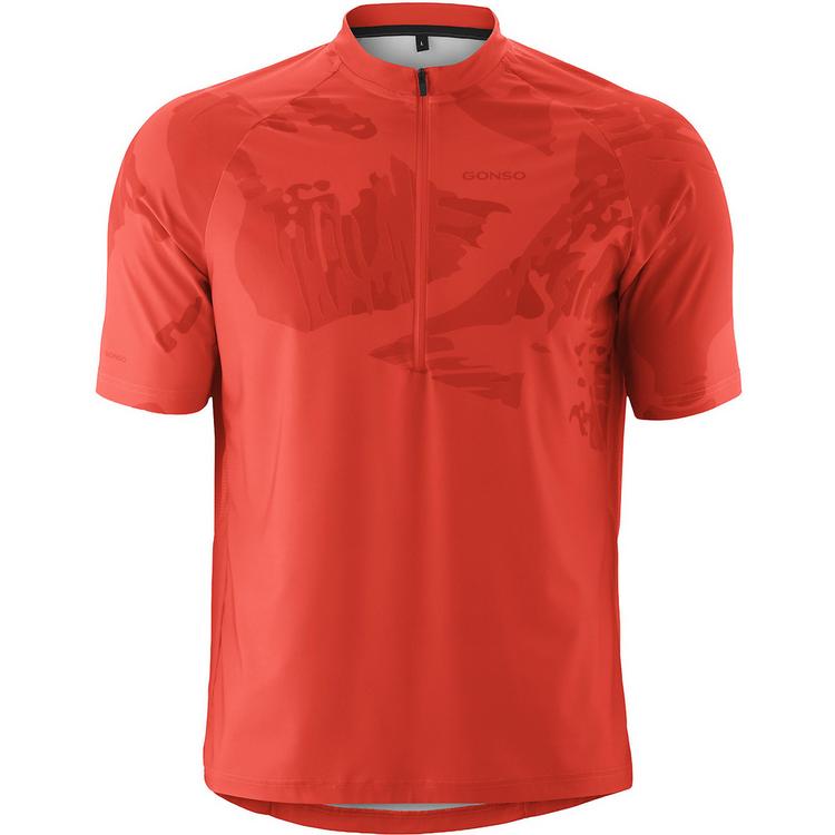 Gonso Gonso Adventure Jersey 3/4 Zip M Trikot Herren - Dunkelrot4289 - 0 | SportScheck