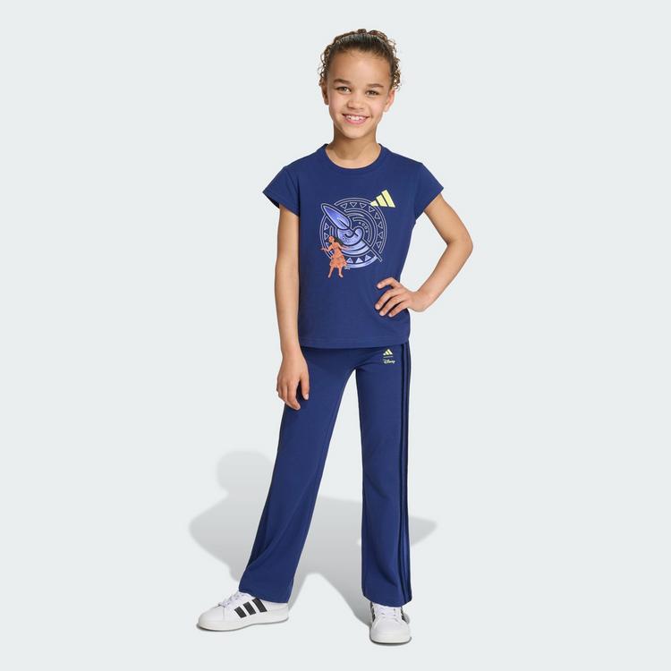 adidas adidas ADIDAS DISNEY SET T-SHIRT & LEGGINGS Trainingsanzug Kinder - Dark Blue / Semi Frozen Lemon - 0 | SportScheck
