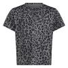adidas SAISONALES SPORT-T-SHIRT, ANIMALPRINT T-Shirt Kinder - Grey Four / Grey Six / Black / Grey Six