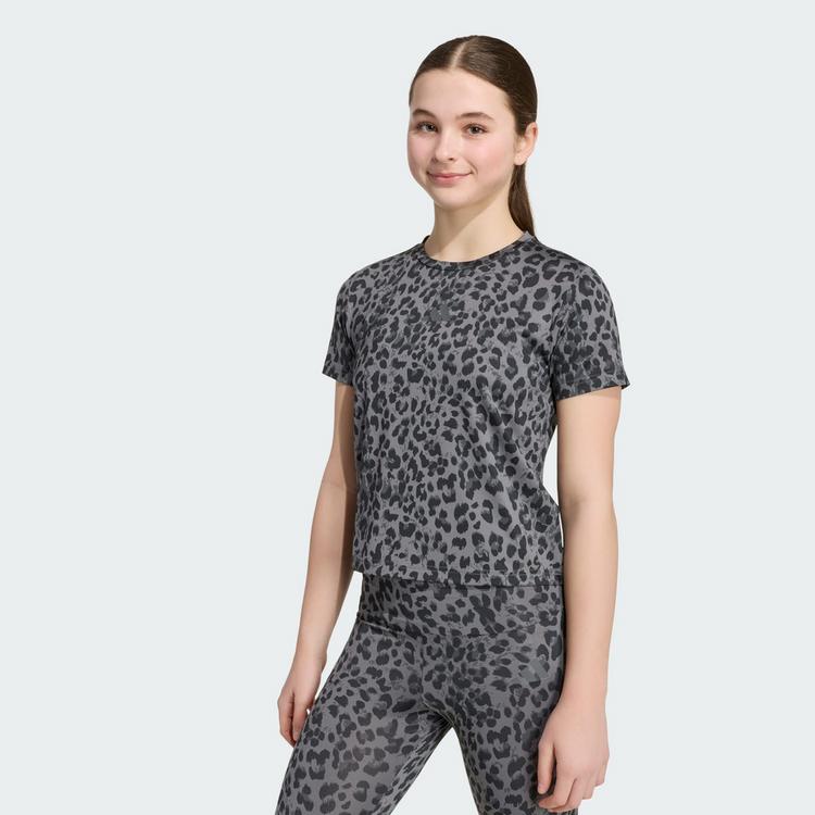adidas adidas SAISONALES SPORT-T-SHIRT, ANIMALPRINT T-Shirt Kinder - Grey Four / Grey Six / Black / Grey Six - 0 | SportScheck