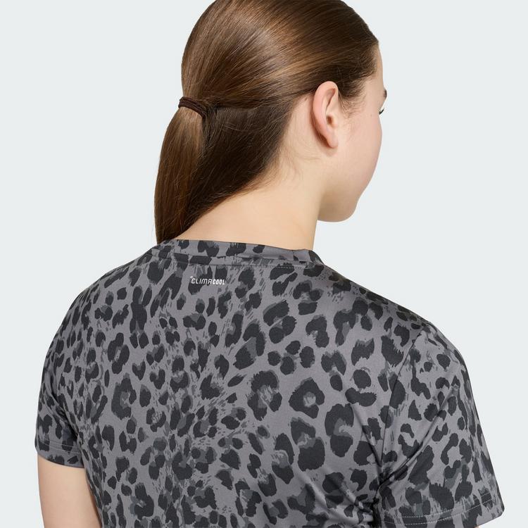 adidas adidas SAISONALES SPORT-T-SHIRT, ANIMALPRINT T-Shirt Kinder - Grey Four / Grey Six / Black / Grey Six - 1 | SportScheck