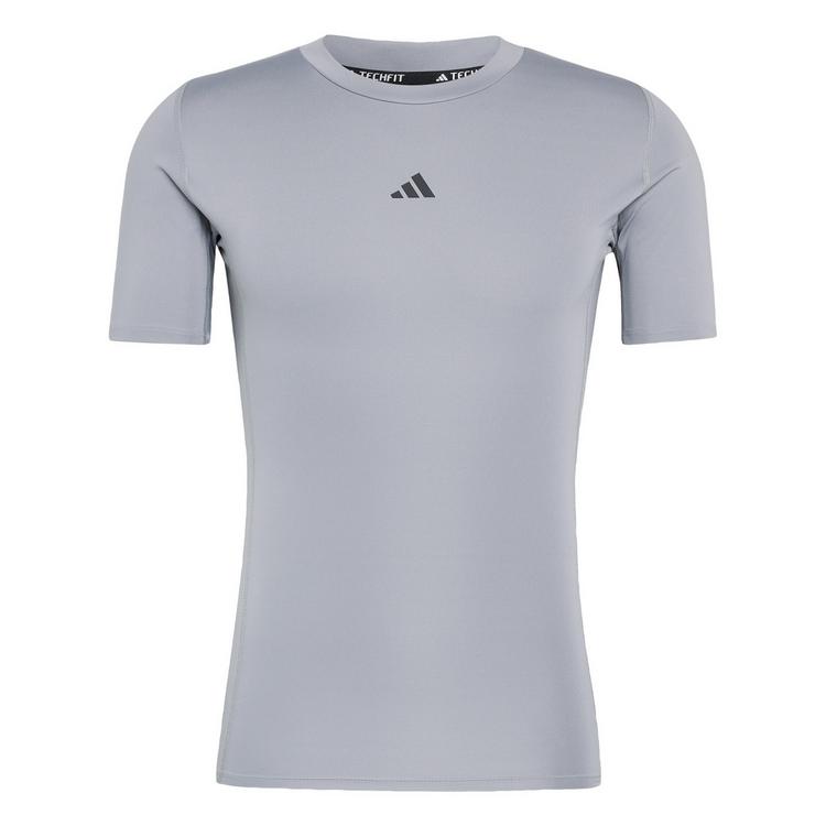 adidas adidas TECHFIT Compression Training T-Shirt Funktionsshirt Herren - Grey - 0 | SportScheck