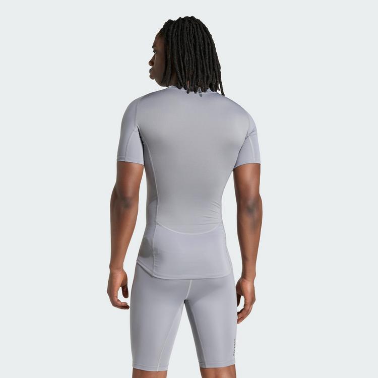 adidas adidas TECHFIT Compression Training T-Shirt Funktionsshirt Herren - Grey - 1 | SportScheck