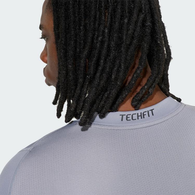 adidas adidas TECHFIT Compression Training T-Shirt Funktionsshirt Herren - Grey - 1 | SportScheck