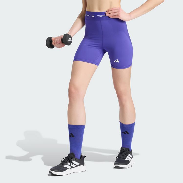 adidas adidas TECHFIT Short Leggings Tights Damen - Pure Purple - 0 | SportScheck