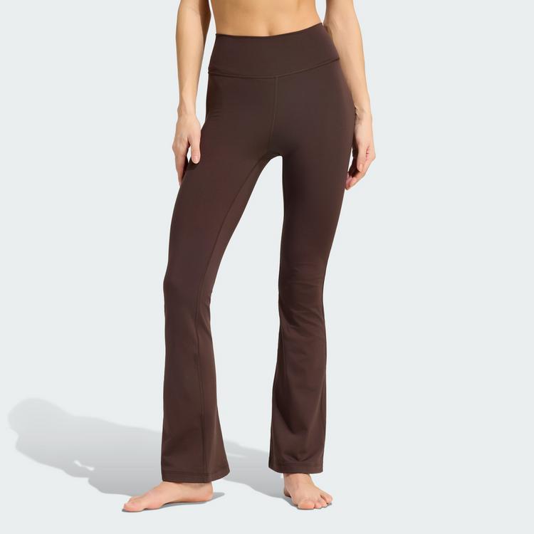 adidas adidas All Me Essentials Flare Leggings Tights Damen - Aurora Coffee - 0 | SportScheck