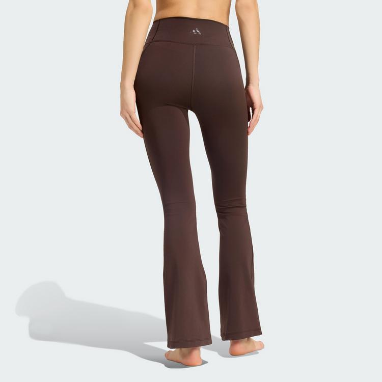 adidas adidas All Me Essentials Flare Leggings Tights Damen - Aurora Coffee - 1 | SportScheck