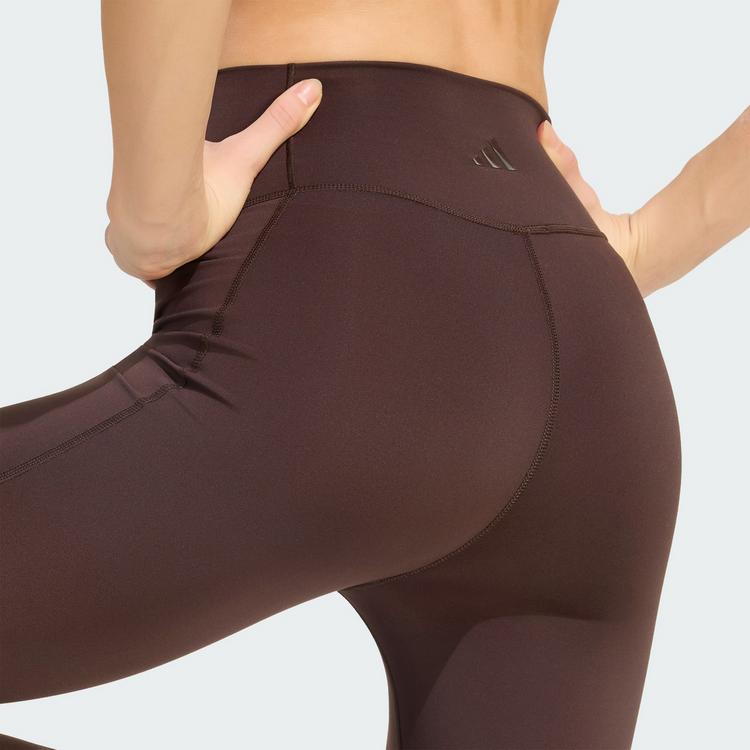 adidas adidas All Me Essentials Flare Leggings Tights Damen - Aurora Coffee - 0 | SportScheck