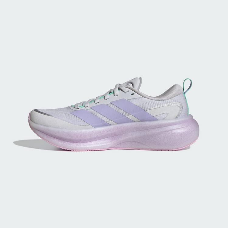 adidas adidas SUPERNOVA GLIDE LAUFSCHUH Laufschuhe Damen - Dash Grey / Glow Purple / Pulse Mint - 5 | SportScheck