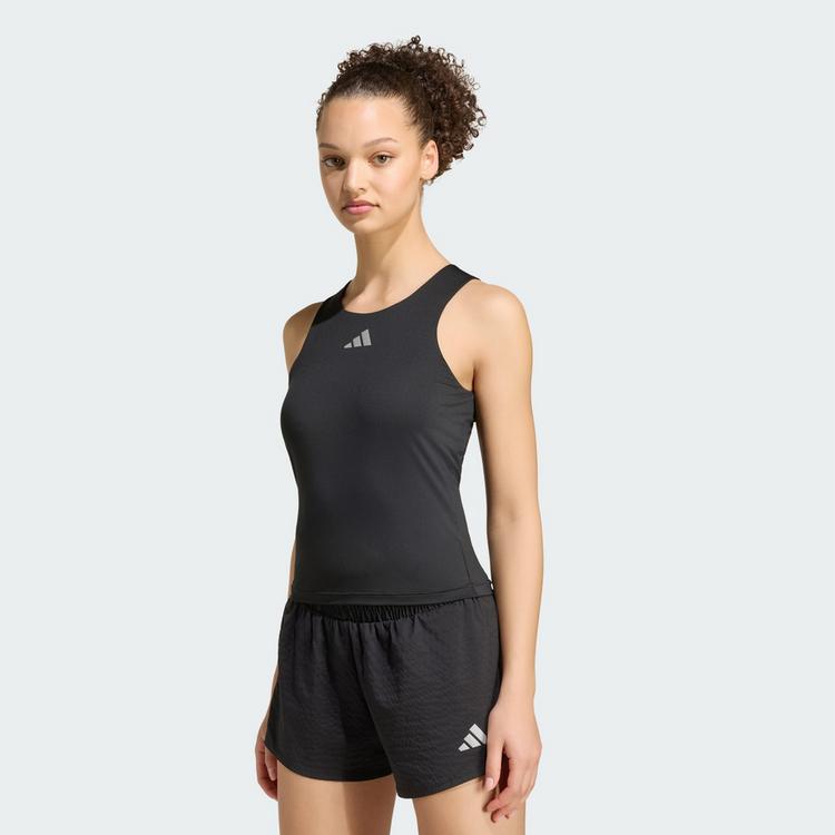 adidas adidas adi365 Lauf-Tanktop mit zus&auml;tzlichem Funktionstank Damen - Black - 0 | SportScheck