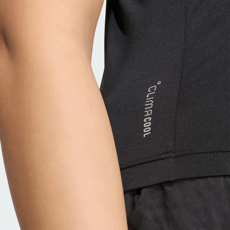 adidas adidas adi365 Lauf-Tanktop mit zus&auml;tzlichem Funktionstank Damen - Black - 0 | SportScheck