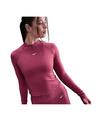 Nike Dri-Fit Warm Longlseeve T-Shirt Damen Laufshirt Damen - rosaweiss