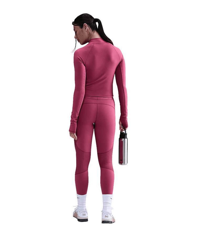 Nike Nike Dri-Fit Warm Longlseeve T-Shirt Damen Laufshirt Damen - rosaweiss - 1 | SportScheck