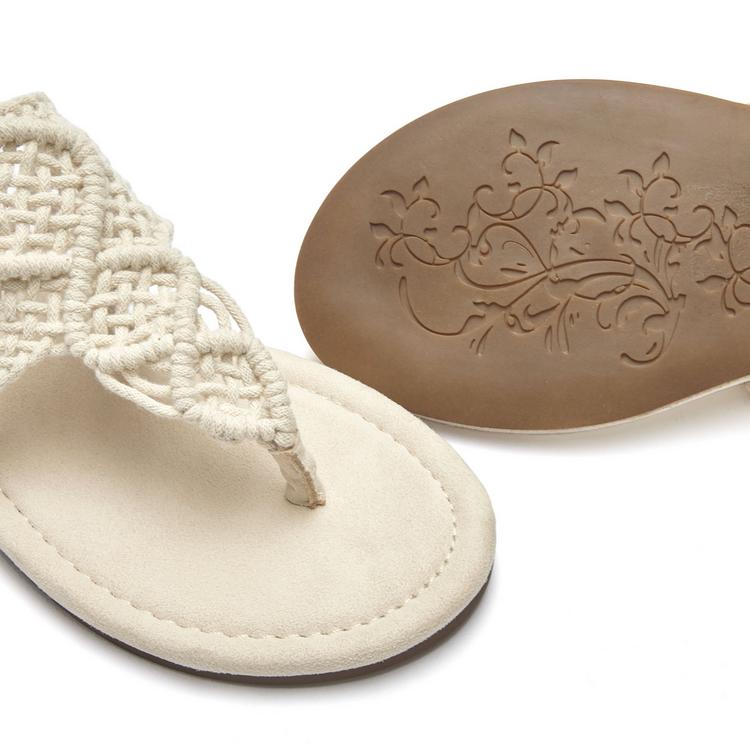 Lascana Lascana Pantolette Sandalen Damen - beige - 3 | SportScheck