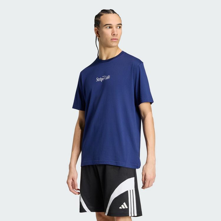 adidas adidas COFFEE CAFE DONUT BAG GRAFIK T-SHIRT T-Shirt Herren - Dark Blue - 0 | SportScheck