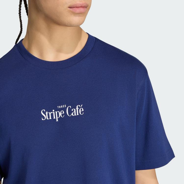 adidas adidas COFFEE CAFE DONUT BAG GRAFIK T-SHIRT T-Shirt Herren - Dark Blue - 0 | SportScheck