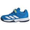 adidas Courtflash Hook-and-Loop Kids Tennisschuhe Kinder - Lucid Ray Blue / Cloud White / Dark Blue