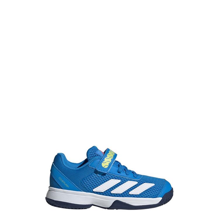adidas adidas Courtflash Hook-and-Loop Kids Tennisschuhe Kinder - Lucid Ray Blue / Cloud White / Dark Blue - 0 | SportScheck