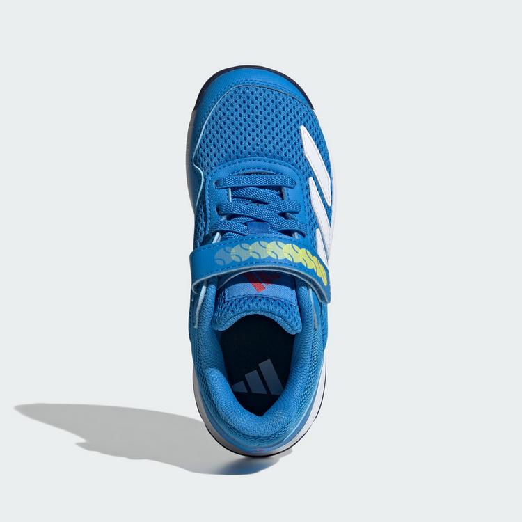 adidas adidas Courtflash Hook-and-Loop Kids Tennisschuhe Kinder - Lucid Ray Blue / Cloud White / Dark Blue - 1 | SportScheck