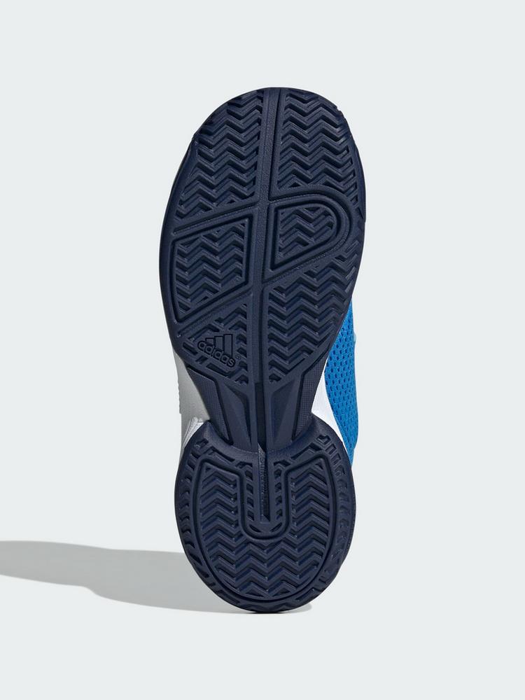 adidas adidas Courtflash Hook-and-Loop Kids Tennisschuhe Kinder - Lucid Ray Blue / Cloud White / Dark Blue - 2 | SportScheck