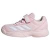 adidas Courtflash Hook-and-Loop Kids Tennisschuhe Kinder - Distilled Pink / Cloud White / Distilled Pink