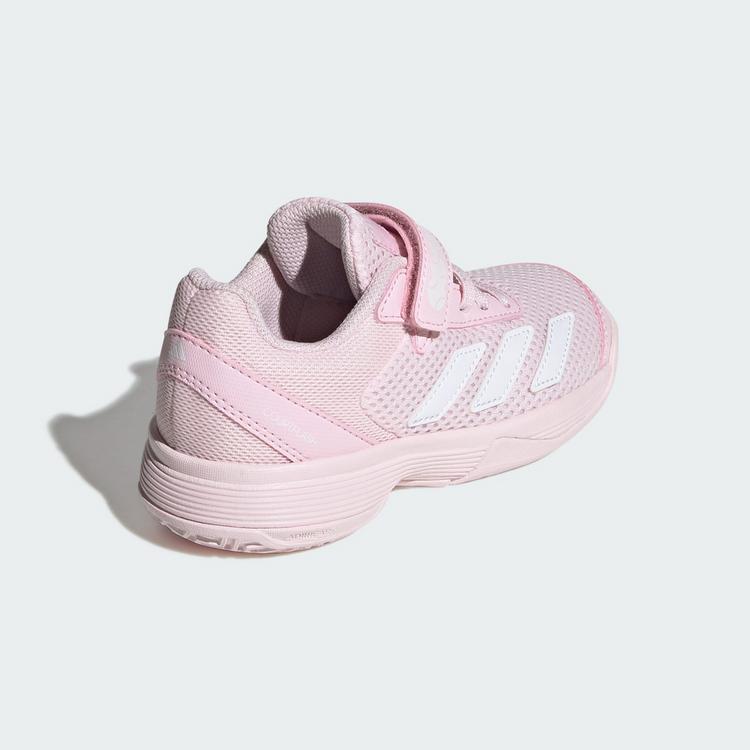 adidas adidas Courtflash Hook-and-Loop Kids Tennisschuhe Kinder - Distilled Pink / Cloud White / Distilled Pink - 4 | SportScheck