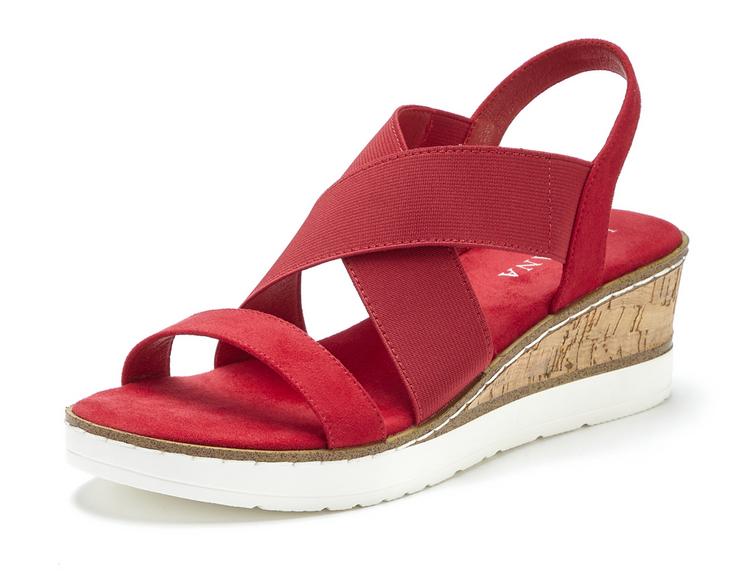 Lascana Lascana Sandalette Sandalen Damen - rot - 1 | SportScheck