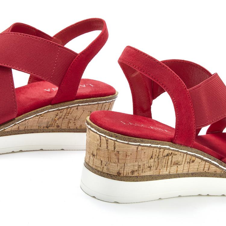 Lascana Lascana Sandalette Sandalen Damen - rot - 3 | SportScheck
