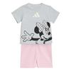 adidas ADIDAS DISNEY MINNIE MAUS JOGGINGANZUG Trainingsanzug Kinder - Light Grey Heather / Off White
