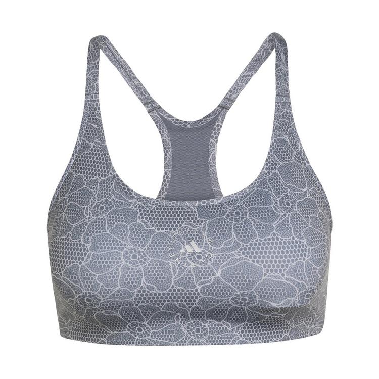 adidas adidas adidas by Stella McCartney Running Croptop Damen - Light Solid Grey / Onix - 0 | SportScheck