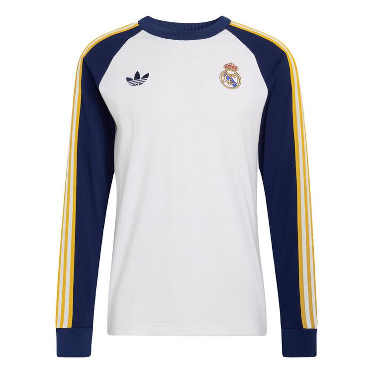 adidas adidas Real Madrid Originals Longsleeve Langarmshirt Herren - White / Dark Blue - 0 | SportScheck