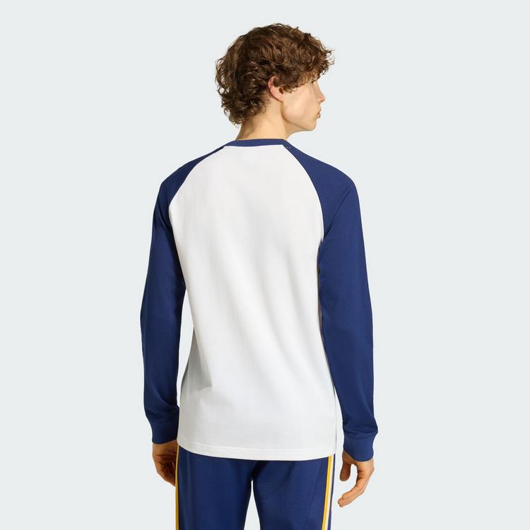 adidas adidas Real Madrid Originals Longsleeve Langarmshirt Herren - White / Dark Blue - 1 | SportScheck