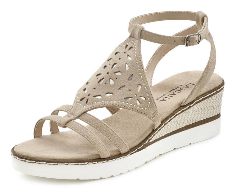 Lascana Lascana Sandalette Sandalen Damen - beige - 2 | SportScheck