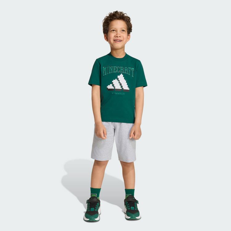 adidas adidas ADIDAS MINECRAFT T-SHIRT-SET Trainingsanzug Kinder - Collegiate Green - 0 | SportScheck