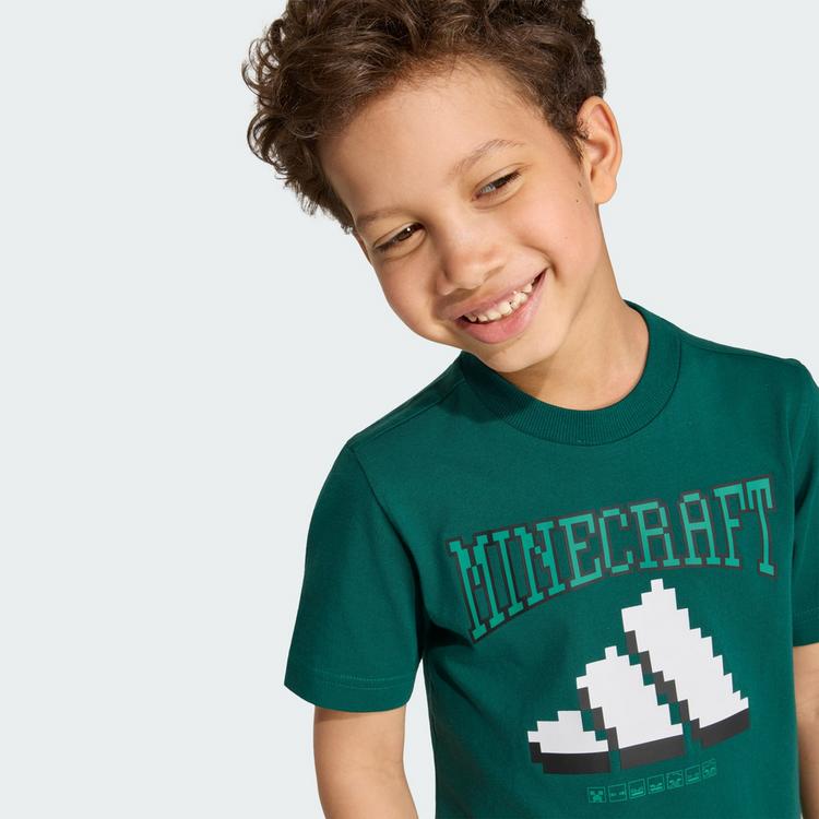 adidas adidas ADIDAS MINECRAFT T-SHIRT-SET Trainingsanzug Kinder - Collegiate Green - 0 | SportScheck
