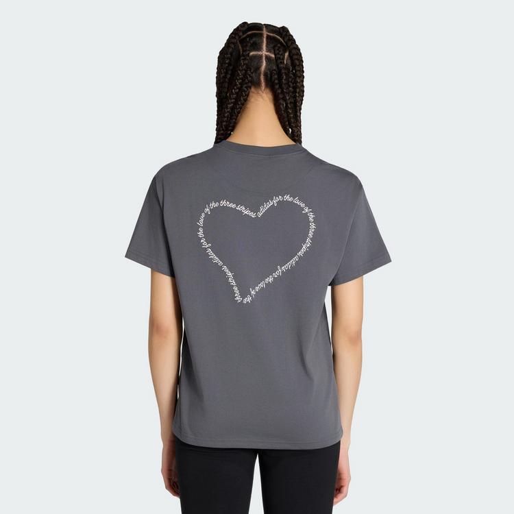 adidas adidas EMBROIDERY PACK GRAFIK T-SHIRT, LOCKER T-Shirt Damen - Grey Six - 1 | SportScheck