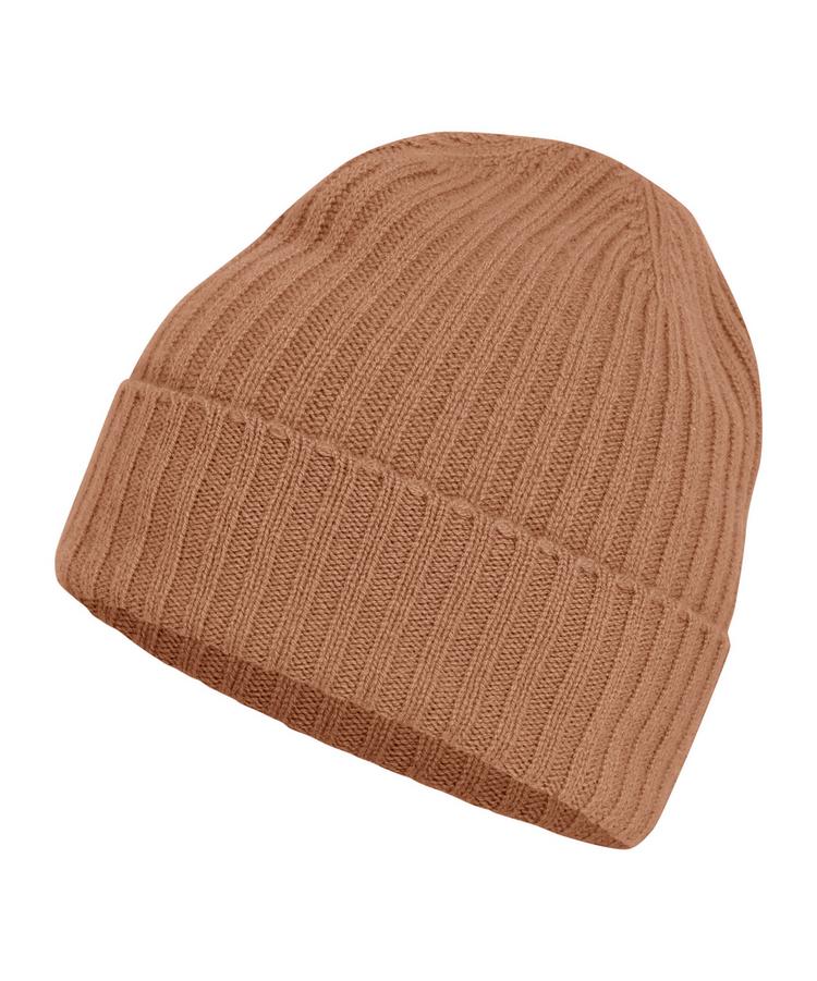 Falke Falke Pure Cashmere Ribbed Beanie Beanie - cork (5034) - 0 | SportScheck
