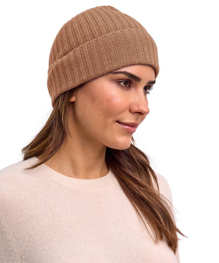 Falke Falke Pure Cashmere Ribbed Beanie Beanie - cork (5034) - 0 | SportScheck