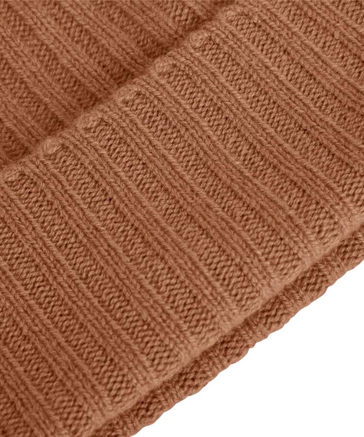 Falke Falke Pure Cashmere Ribbed Beanie Beanie - cork (5034) - 1 | SportScheck