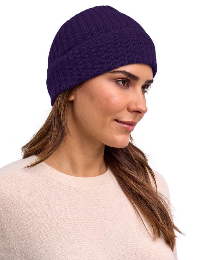 Falke Falke Pure Cashmere Ribbed Beanie Beanie - violet (6737) - 0 | SportScheck