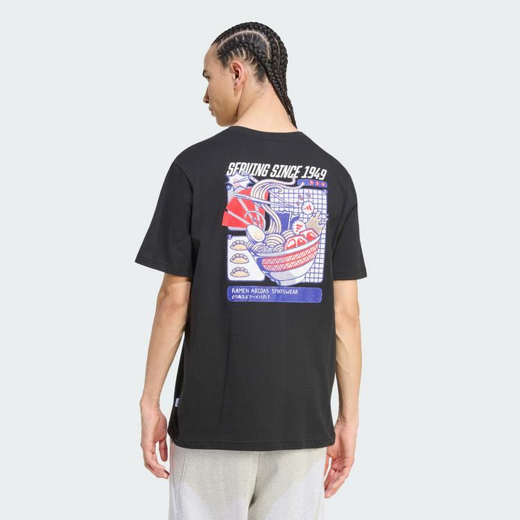 adidas adidas RAMEN GRAFIK-T-SHIRT T-Shirt Herren - Black - 1 | SportScheck