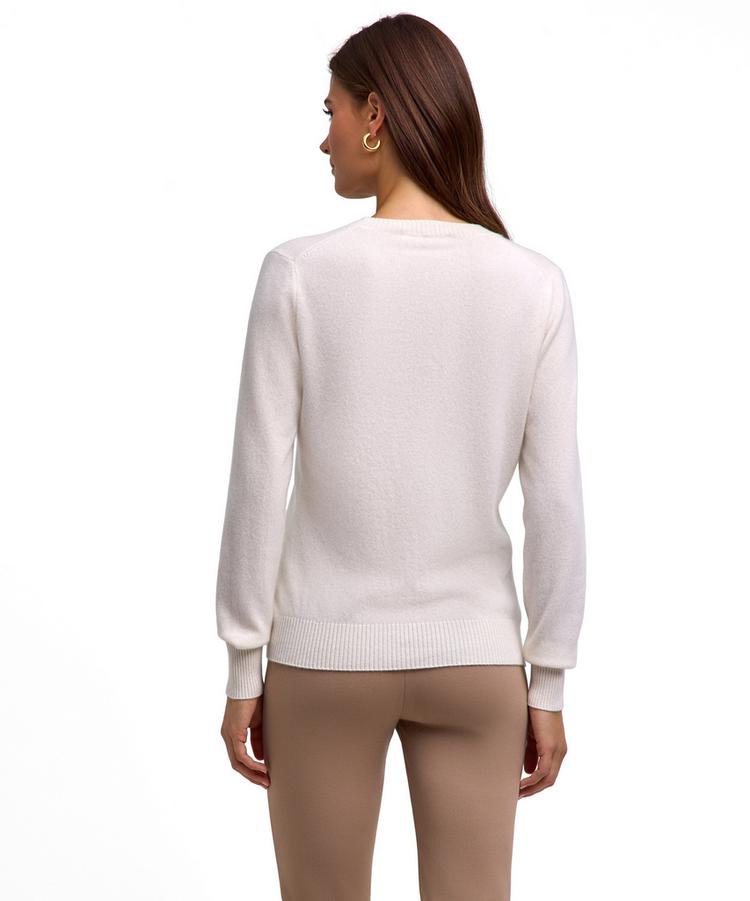 Falke Falke Pure Cashmere V-Neck w Strickpullover Damen - off-white (2040) - 0 | SportScheck